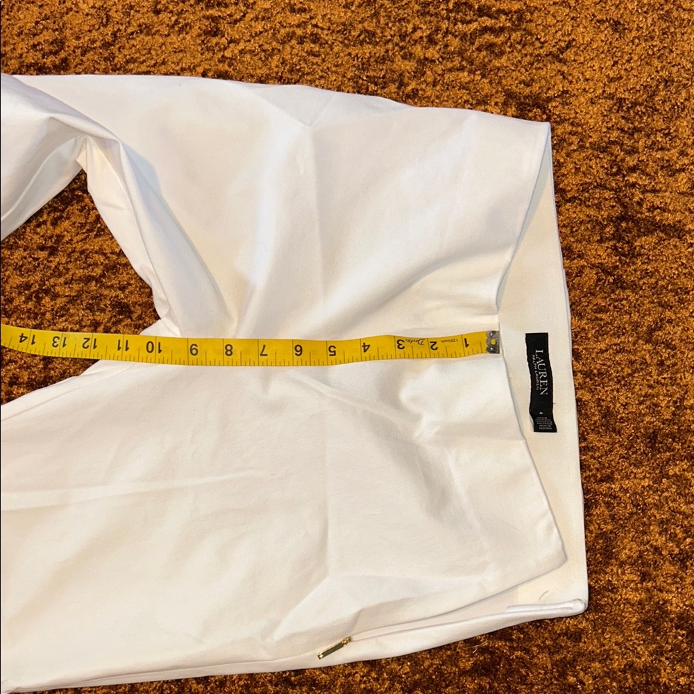 Lauren Ralph Lauren Crisp White Chinos - Picture 6 of 9